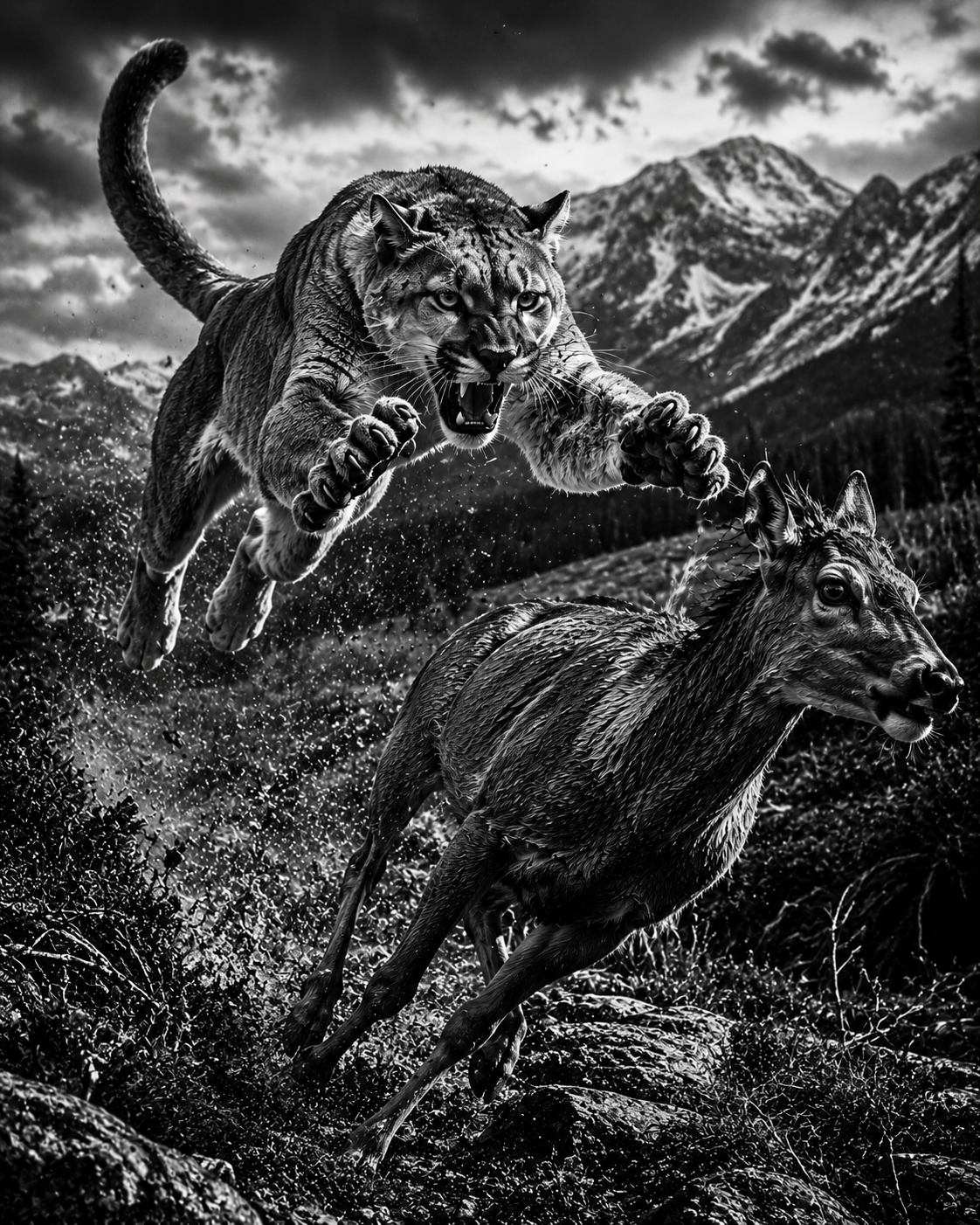 mountain lion 12x12
