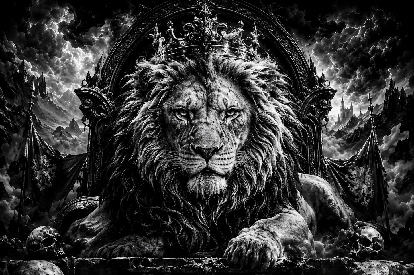 Lion 12x12